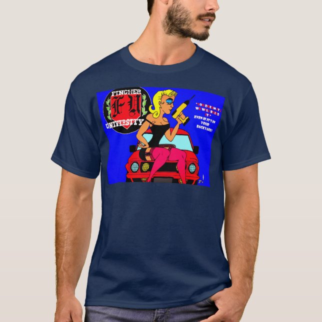 Camiseta Universidad Fincher de Kousin Freaky (Anverso)