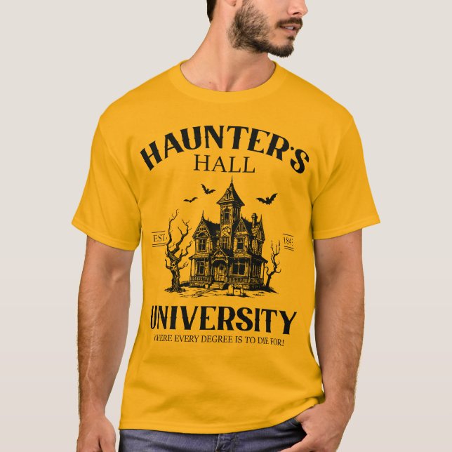 Camiseta Universidad Haunters Hall (Anverso)