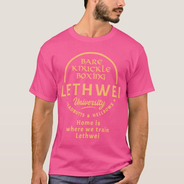 Camiseta Universidad Lethwei Bare Knuckle (Anverso)