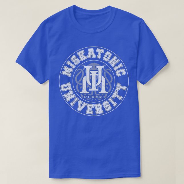 Camiseta Universidad Miskatonic (Diseño del anverso)