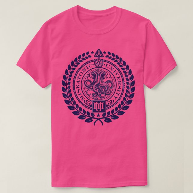 Camiseta Universidad Miskatonic (Diseño del anverso)