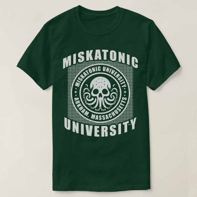 Camiseta Universidad Miskatonic (Diseño del anverso)