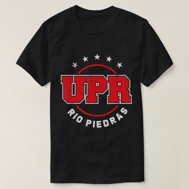 Camiseta Universidad Puerto Rico Estudiante puertorriqueño  (Diseño del anverso)