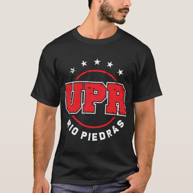 Camiseta Universidad Puerto Rico Estudiante puertorriqueño (Anverso)