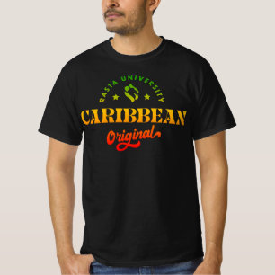 Camiseta Universidad Rasta Caribe Original Rasta Reggae