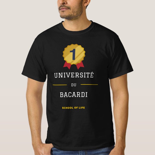 Camiseta Université du bacardi (Anverso)
