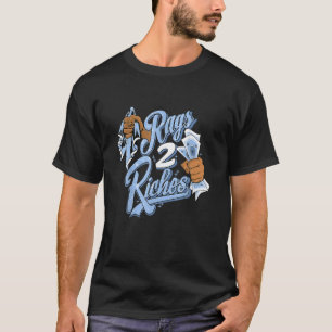 Camiseta University Blue 4S Sneaker Match Rags 2 Riche
