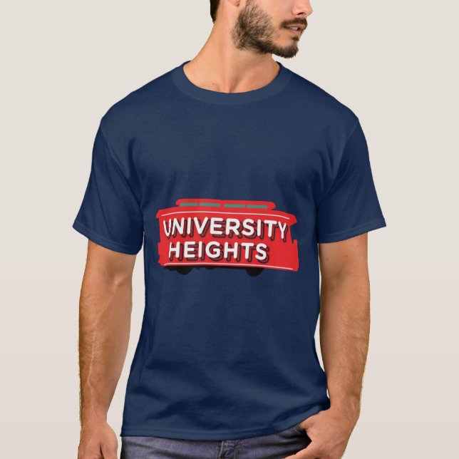 Camiseta University Heights San Diego Neighborhood Sign Ove (Anverso)