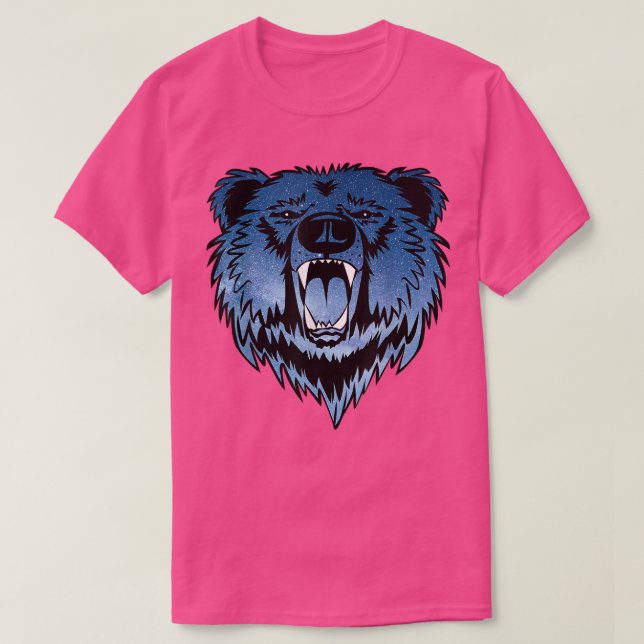 Camiseta Universo con oso peligroso (Diseño del anverso)