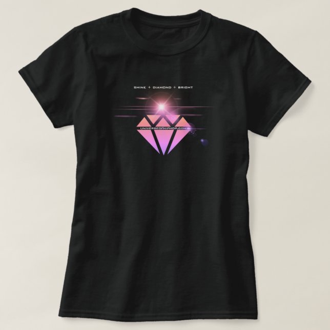Camiseta Universo de la colección "Diamond Ladies" del hip  (Diseño del anverso)