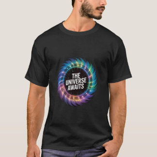 Camiseta Universo Espera Diseño de Galaxia Cósmica para Ast