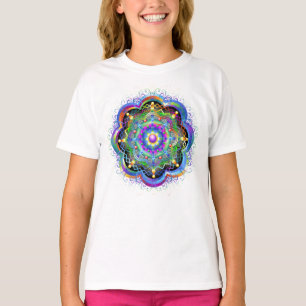 Camiseta Universo Mandala Colores Psicodélicos