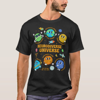 Camiseta Universo Neurodiverso Conciencia del Autismo Sped