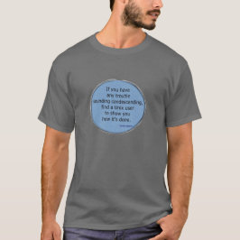 Camiseta Unix condescendiente - Scott Adams