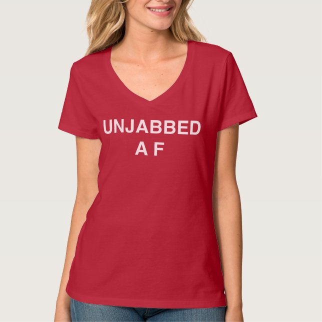 Camiseta UNJABBED AF V-Neck (Anverso)