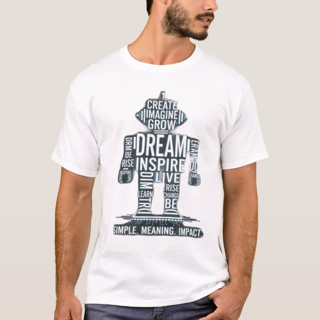Camiseta Unleash Potential – Motivational Word Art T-Shirt (Anverso)