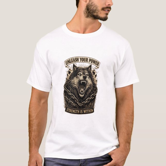 Camiseta Unleash Your Power — Strength Is Within (Anverso)