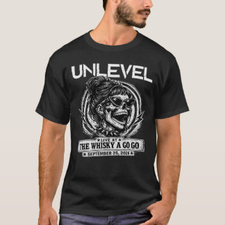 Camiseta UNLEVEL en vivo en el WHISKY (Chick)