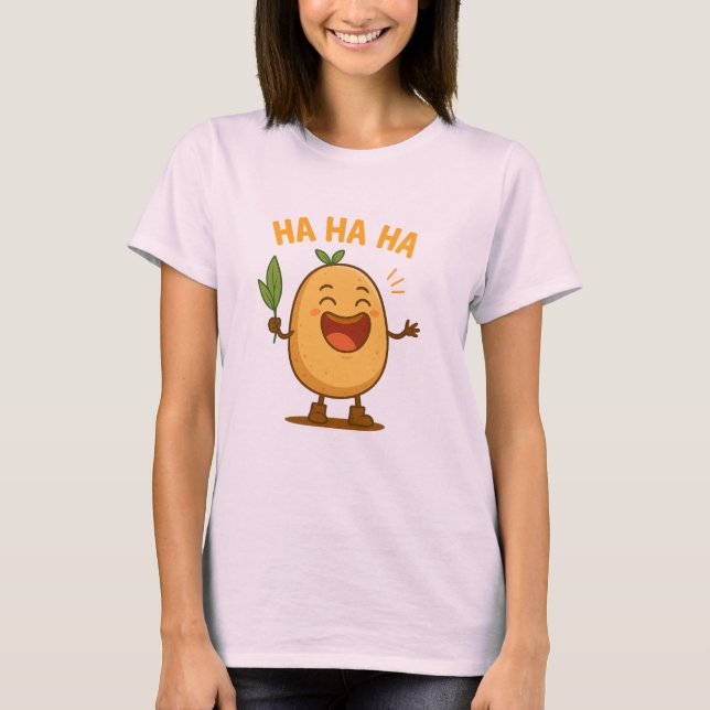 Camiseta unny Laughing Potato Women’s T-Shirt (Anverso)