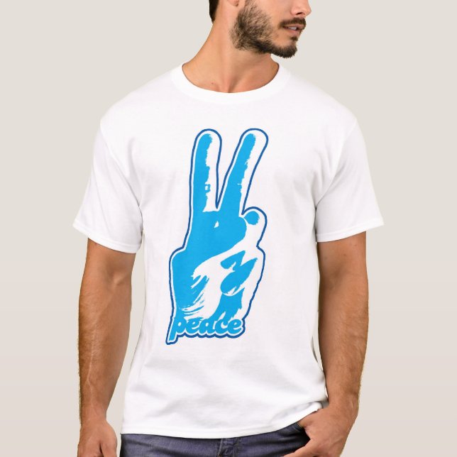 Camiseta Uno-Ciudad abajo… - Azul del Lt (Anverso)