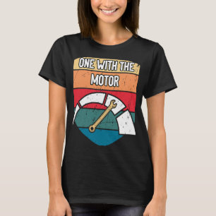 Camiseta Uno con el controlador mecánico del motor y la uni