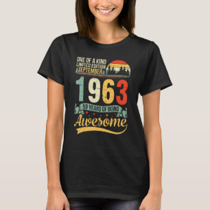 Camiseta Uno De Los 59 Años De Bei De Kind Ltd, Septiembre