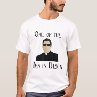 Camiseta Uno de los hombres en el negro (luz)