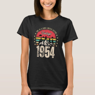 Camiseta Uno De Una Especie De Cumpleaños Retro De 1954