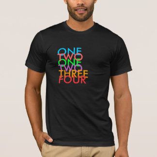 CAMISETA UNO, DOS, UNO, DOS, TRES, CUATRO