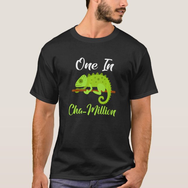 Camiseta Uno en Cha Million Chameleon (Anverso)