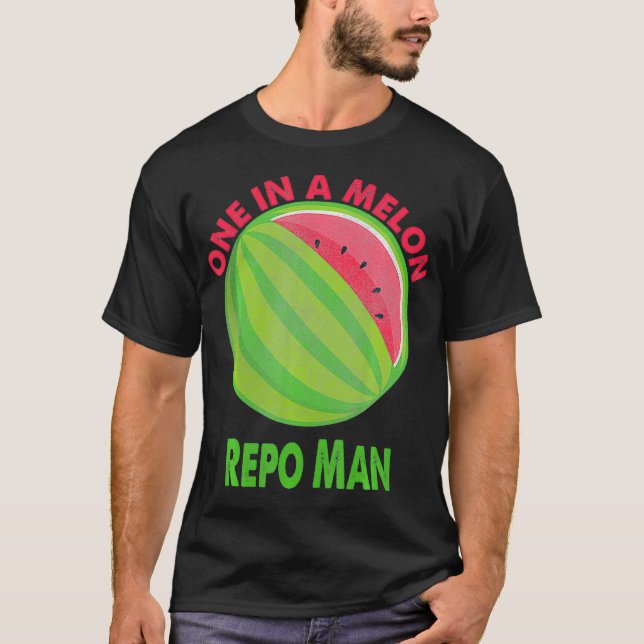 Camiseta Uno en el retiro de la sandía del hombre de la rep (Anverso)