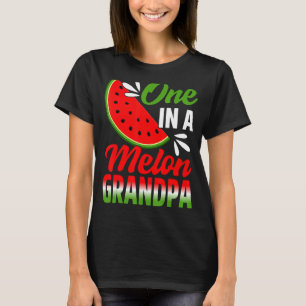 Camiseta Uno En Melón Abuelo Watermelon Familia Cumpleaños