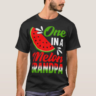 Camiseta Uno En Melón Abuelo Watermelon Familia Cumpleaños