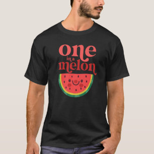 Camiseta Uno En Melón Bebé Cute Watermelón Primer Cumpleaño