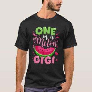 Camiseta Uno en Melon Gigi Verano Cumpleaños Familia M