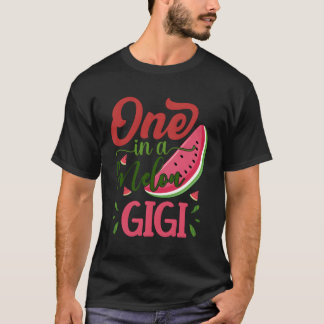 Camiseta Uno En Melón Gigi Watermelon Family Bday Py