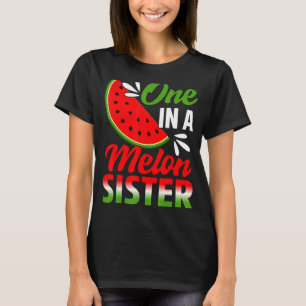Camiseta Uno En Melón Hermana Watermelon Familia Cumpleaños