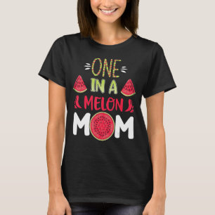 Camiseta Uno En Melón Mamá Melón Coincidiendo Con La Fiesta
