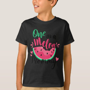 Camiseta Uno En Melón Mami Fiesta De Cumpleaños De Verano