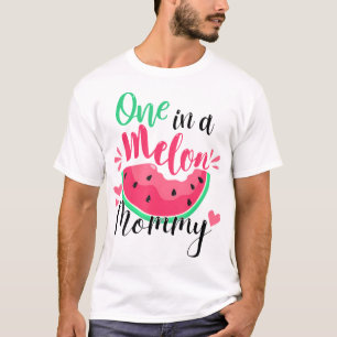 Camiseta Uno En Melón Mami Fiesta De Cumpleaños De Verano