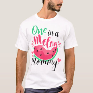 Camiseta Uno En Melón Mami Fiesta De Cumpleaños De Verano