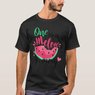 Camiseta Uno en Melon Mommy Summer Birday Party Matchin