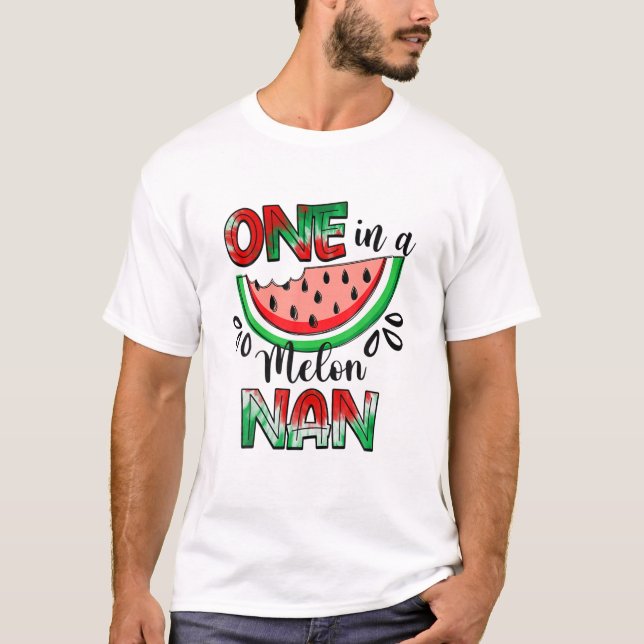 Camiseta Uno En Melón Nan Watermelon Matando Frui Familiar (Anverso)