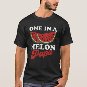 Camiseta Uno En Melón Papa Watermelón Verano Retro Cute