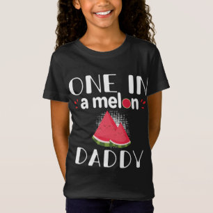 Camiseta Uno En Melón Papi Divertido Partido Familiar De La