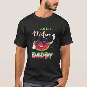 Camiseta Uno En Melón Papi Funny Watermelon Amantes De Tee