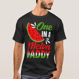 Camiseta Uno En Melón Papi Watermelon Familia Cumpleaños Pa