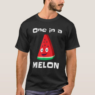 Camiseta Uno En Melón Rojo Funny Pun Dad Chiste F