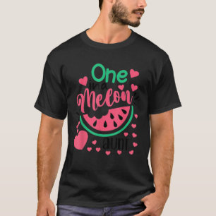 Camiseta Uno En Melón Tía Funny Watermelon Birthday Matc