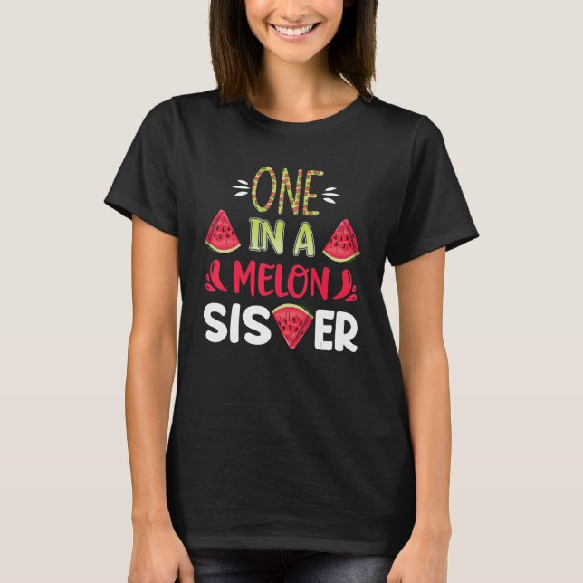 Camiseta Uno En Un Día De Cumpleaños De La Hermana Melón (Anverso)